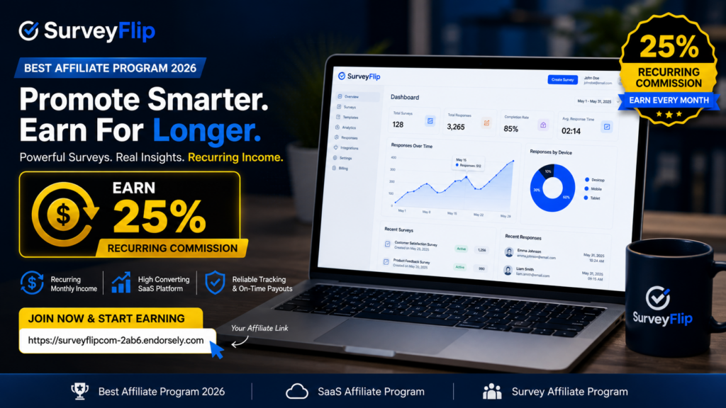 Best Affiliate Program 2026 | Top Recurring Commission SaaS