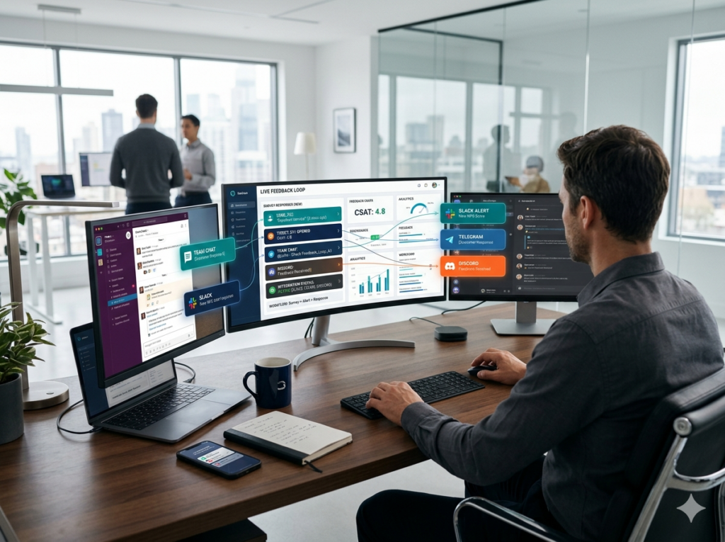 Real Time Survey Notifications for Faster Customer Feedback